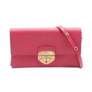 Pre-owned Leather prada-bags Prada Vintage , Pink , Dames