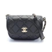 Pre-owned Fabric chanel-bags Chanel Vintage , Black , Dames