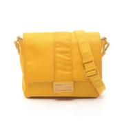 Pre-owned Nylon shoulder-bags Fendi Vintage , Yellow , Dames