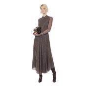 Donkergrijze Asymmetrische Midi Rok Philosophy di Lorenzo Serafini , G...