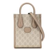 Pre-owned Canvas gucci-bags Gucci Vintage , Brown , Dames