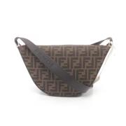 Pre-owned Leather shoulder-bags Fendi Vintage , Brown , Dames