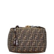 Pre-owned Canvas handbags Fendi Vintage , Brown , Dames