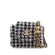 Pre-owned Fabric wallets Chanel Vintage , Black , Dames