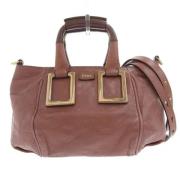 Pre-owned Leather handbags Chloé Pre-owned , Brown , Dames