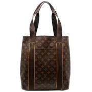 Pre-owned Fabric handbags Louis Vuitton Vintage , Brown , Dames