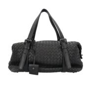 Pre-owned Leather handbags Bottega Veneta Vintage , Black , Dames