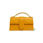 Pre-owned Fabric handbags Jacquemus Pre-owned , Yellow , Dames