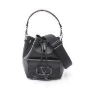 Pre-owned Leather handbags Valentino Vintage , Black , Dames