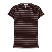 T-shirt Slub Rag & Bone , Brown , Dames