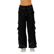 Cargo Satijnen Broek Disclaimer , Black , Dames