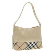 Pre-owned Nylon handbags Burberry Vintage , Beige , Dames