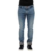 Reguliere Denim Broek Mason's , Blue , Heren