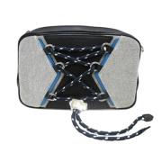 Pre-owned Leather clutches Givenchy Pre-owned , Black , Dames