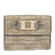 Pre-owned Leather wallets Givenchy Pre-owned , Beige , Dames