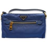 Pre-owned Nylon prada-bags Prada Vintage , Blue , Dames