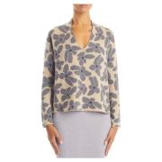 Stijlvolle Sweaters Collectie Alessia Santi , Beige , Dames