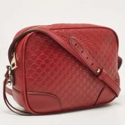 Pre-owned Leather gucci-bags Gucci Vintage , Red , Dames