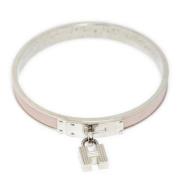 Pre-owned Leather bracelets Hermès Vintage , Pink , Dames