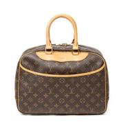 Pre-owned Canvas handbags Louis Vuitton Vintage , Brown , Dames