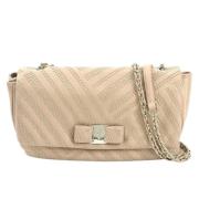 Pre-owned Leather shoulder-bags Salvatore Ferragamo Pre-owned , Pink ,...