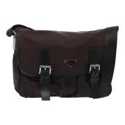 Pre-owned Nylon prada-bags Prada Vintage , Brown , Dames