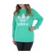 Essentials 3Stripes Hoodie Groen Adidas , Green , Dames