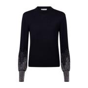 Tijdloze zwarte knitwear voor moderne vrouwen Paco Rabanne , Black , D...