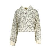 Luxor hoodie met borduursel en patroon Fila , White , Dames