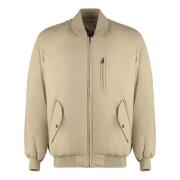 Gewatteerde bomberjack met geribbelde randen Isabel Marant , Beige , H...