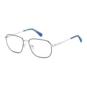 Blauw Palladium Brilmontuur Polaroid , Blue , Unisex