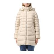 Ivoor Jassen voor Stijlvolle Look add , Beige , Dames