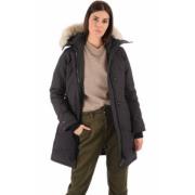 Navy Lorette Parka Canada Goose , Black , Dames