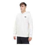 Logo Hoodie Sweater Wit Mannen The North Face , White , Heren