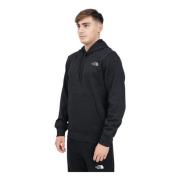 Zwarte Hoodie Logo Sweatshirt Mannen The North Face , Black , Heren