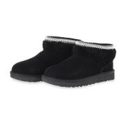 Gezellige Krullende Winterlaarzen UGG , Black , Dames