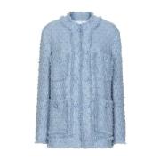 Stijlvolle Jassen voor Mannen en Vrouwen Dolce & Gabbana , Blue , Dame...