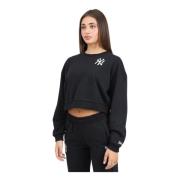 Zwarte Sweater MLB League Essential New Era , Black , Dames