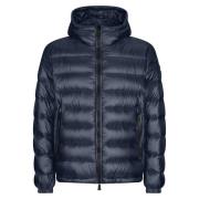 Bomber IN Glanzend Nylon add , Blue , Heren