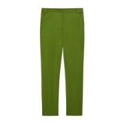 Slim Cigarette Broek Patrizia Pepe , Green , Dames