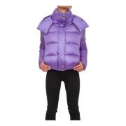 Viola Puffer Jas Patrizia Pepe , Purple , Dames