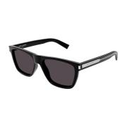 Stijlvolle Zwarte Leren Schoudertas Saint Laurent , Black , Unisex