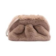 Beige Faux-Fur Schoudertas THEMOIRè , Beige , Dames