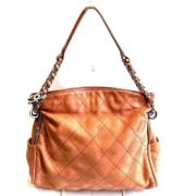 Pre-owned Leather chanel-bags Chanel Vintage , Pink , Dames