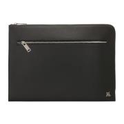 Leren laptoptas Kazar Studio , Black , Dames