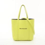 Pre-owned Leather handbags Balenciaga Vintage , Yellow , Dames