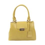 Trendy Crossbody Tas met Clip Sluiting Baldinini , Yellow , Dames