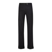 Flanellen Lange Broek voor Vrouwen Liu Jo , Black , Dames