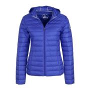 Aansluitende Hooded Cloé Pufferjas Jott , Blue , Dames