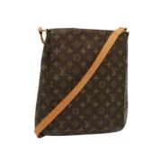 Pre-owned Canvas shoulder-bags Louis Vuitton Vintage , Brown , Dames